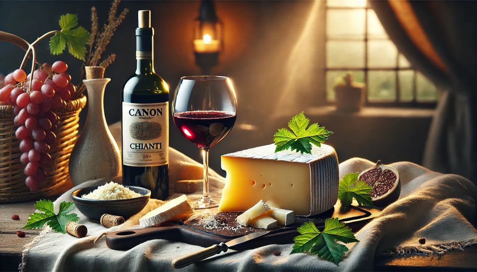 A Taste of Tuscany Italian Pecorino & Chianti